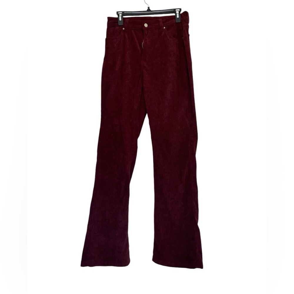 Trending Vintage Black Cherry Maroon wine holiday Corduroy pants size L